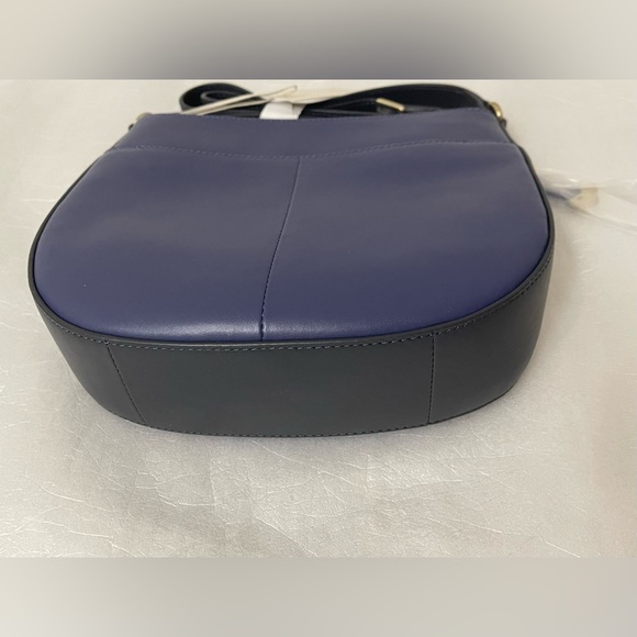 NWT RADLEY London Pockets Medium Leather Ziptop Crossbody Bag Sapphire Blue - Picture 6 of 7